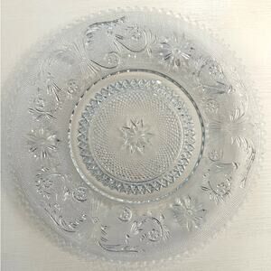 Duncan & Miller Sandwich Glass # 41 Vintage Dinner Plate-9 5/8" Rare Excellent!